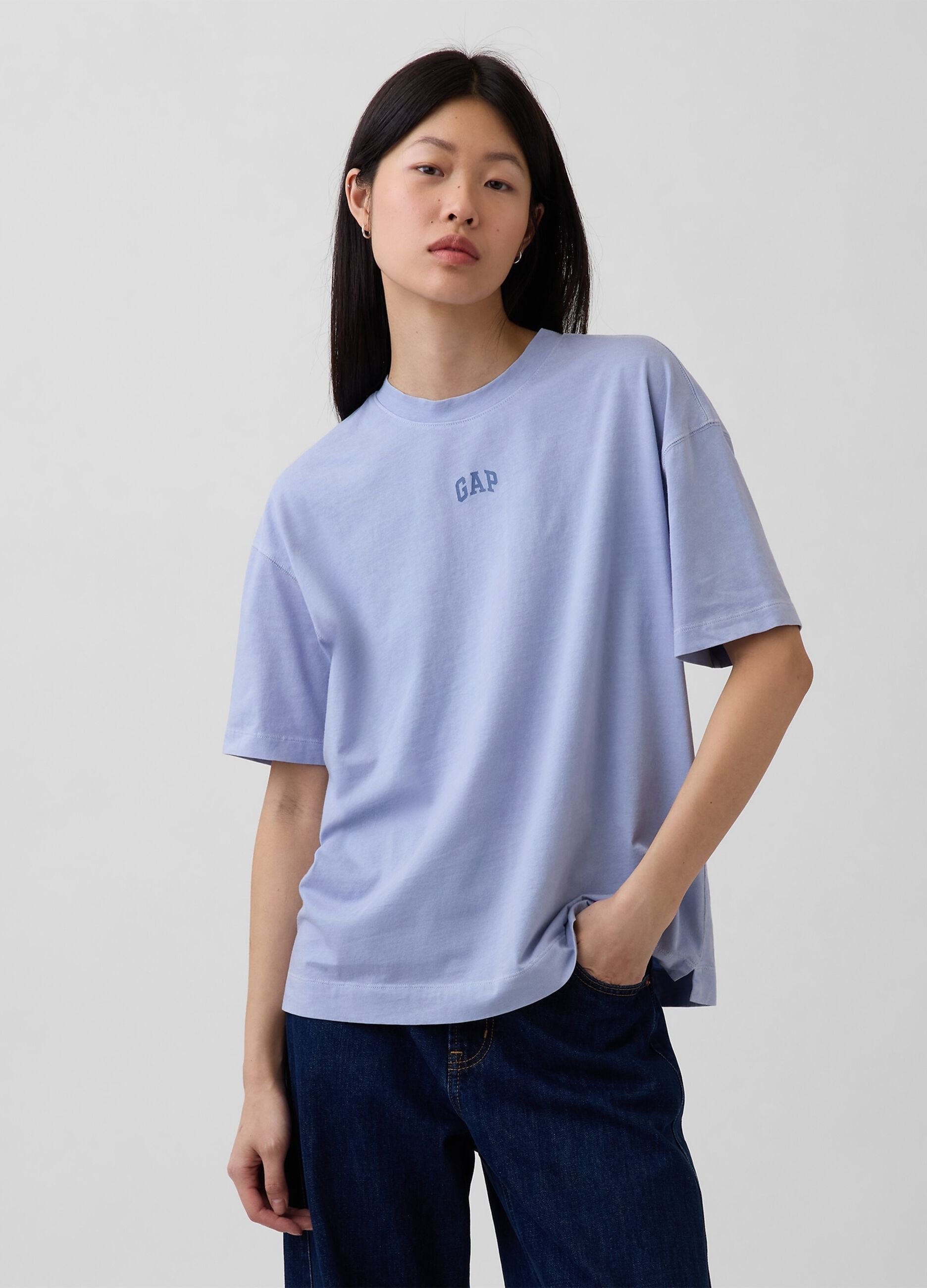 Pure cotton short-sleeve T-shirt
