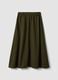 Green wool-blend midi skirt_2