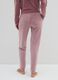Pink striped pyjama trousers with adjustable drawstring_2