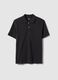 Black pure cotton polo regular fit_4