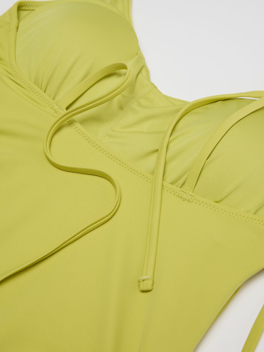 Green one-piece swimsuit_5