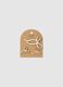 Golden hair accessory tripack with rhinestones_0