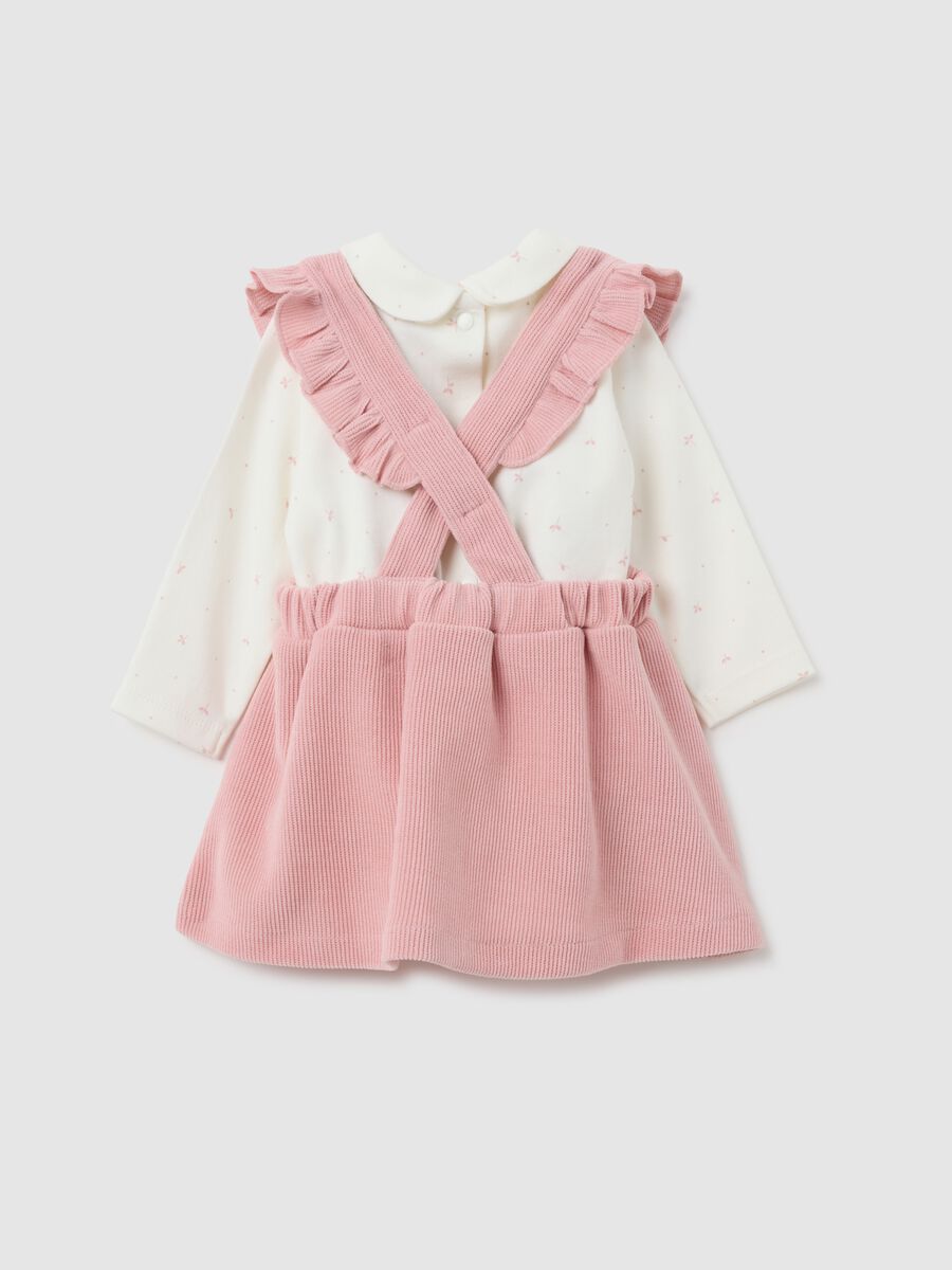 Multicoloured Velvet Dress for Girls_1