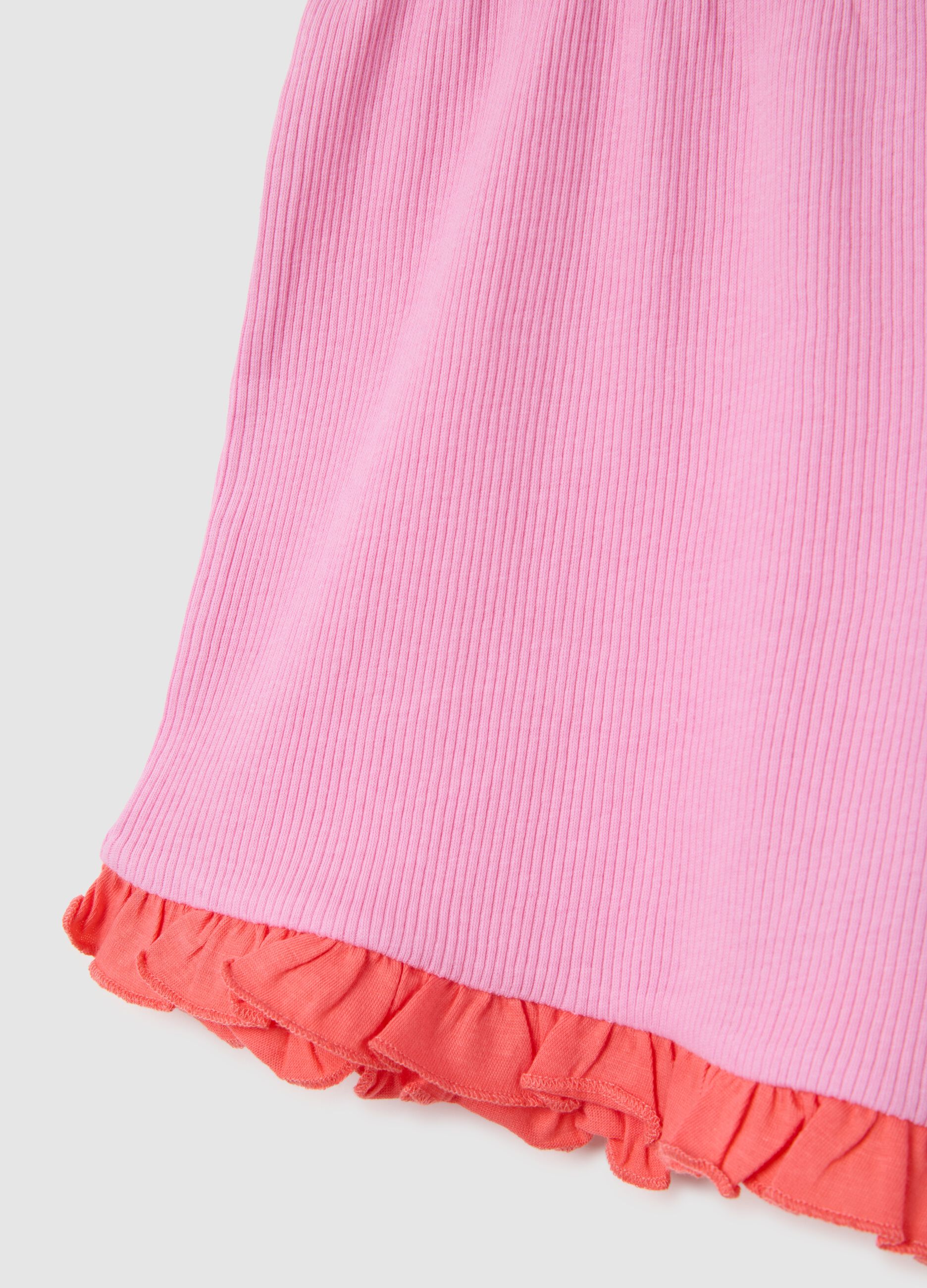 Shorts pigiama in puro cotone