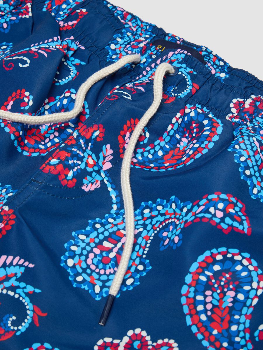 Boxer mare blu con stampa paisley e coulisse_5