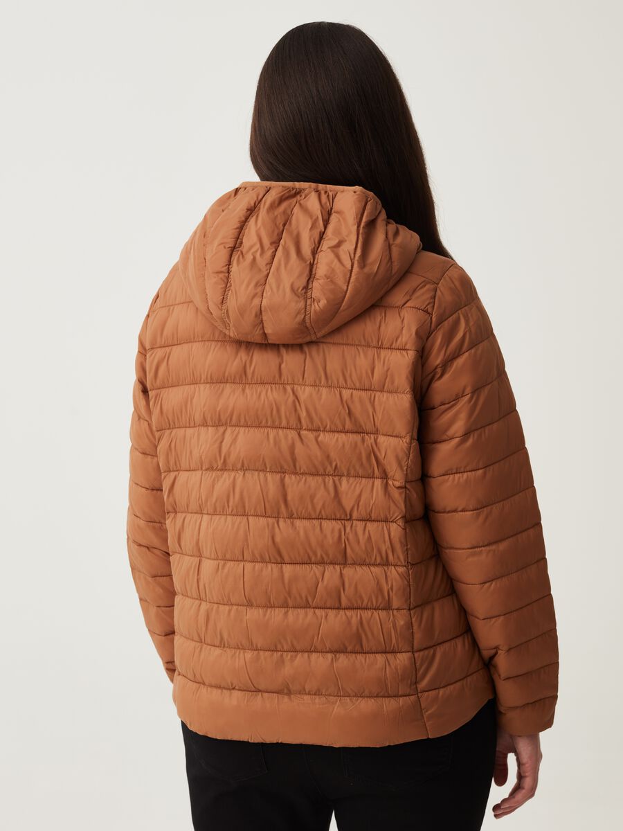 Piumino ultralight con cappuccio Curvy_2