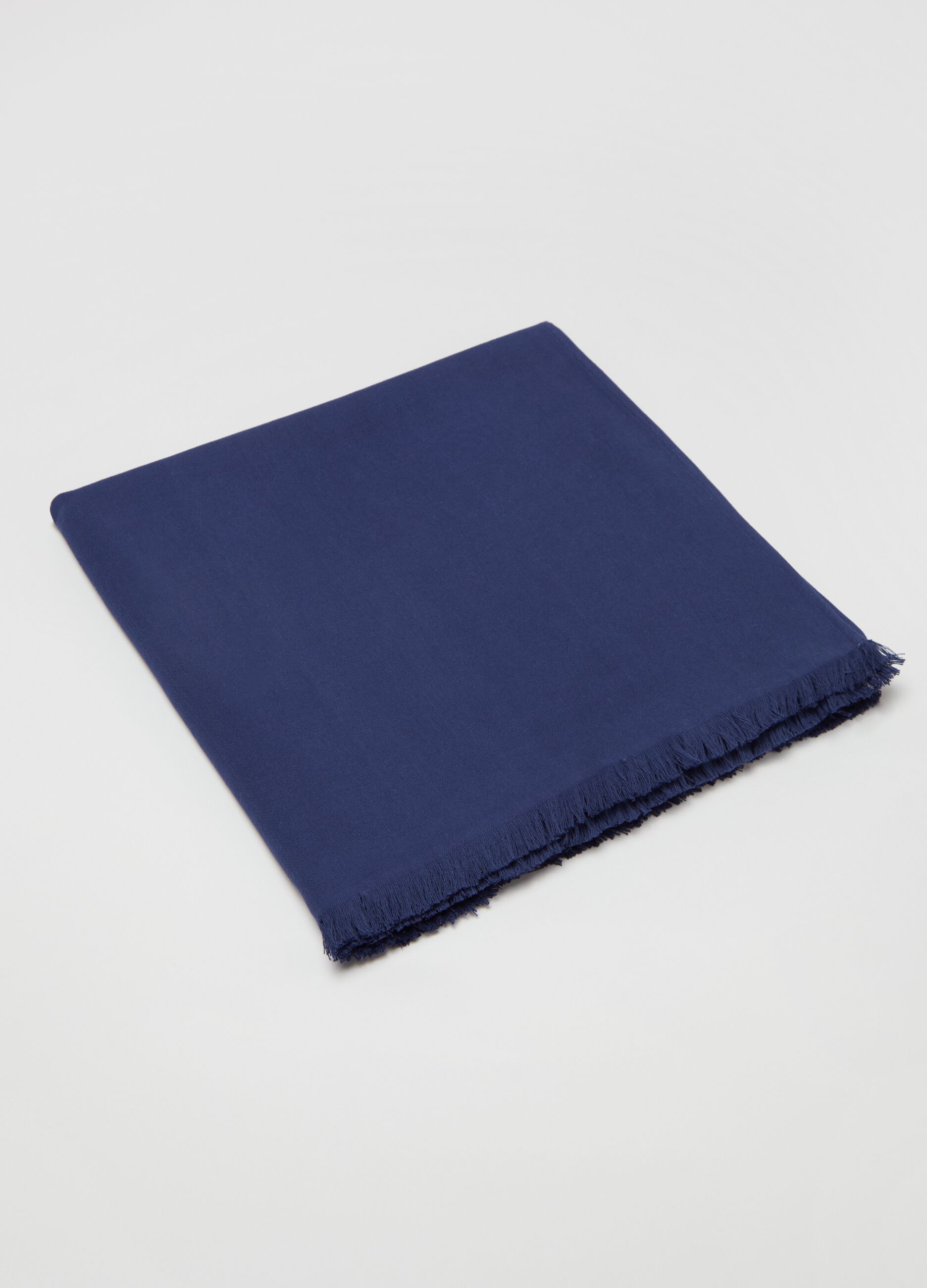 Solid colour beach towel in cotton
