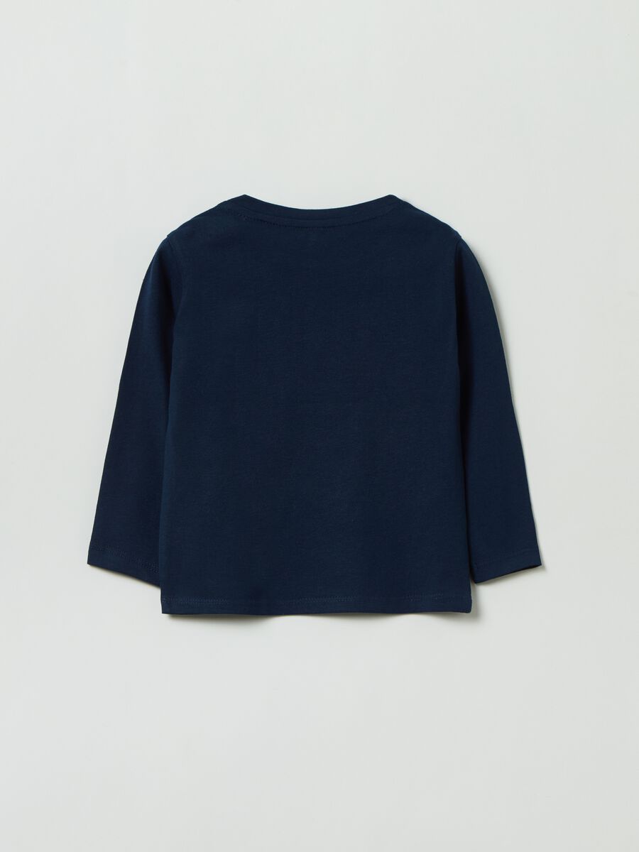 T-shirt a maniche lunghe con stampa_1