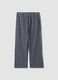 Multicolour check organic cotton pyjama trousers_6