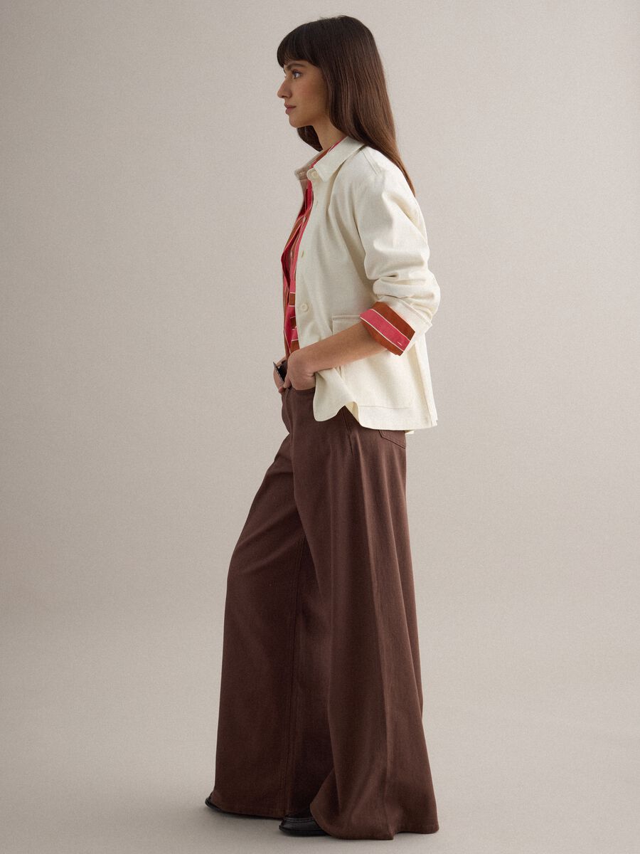 White Stretch Cotton Jacket_3