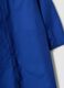 Boys&rsquo; blue school apron with zip and panda embroidery_3
