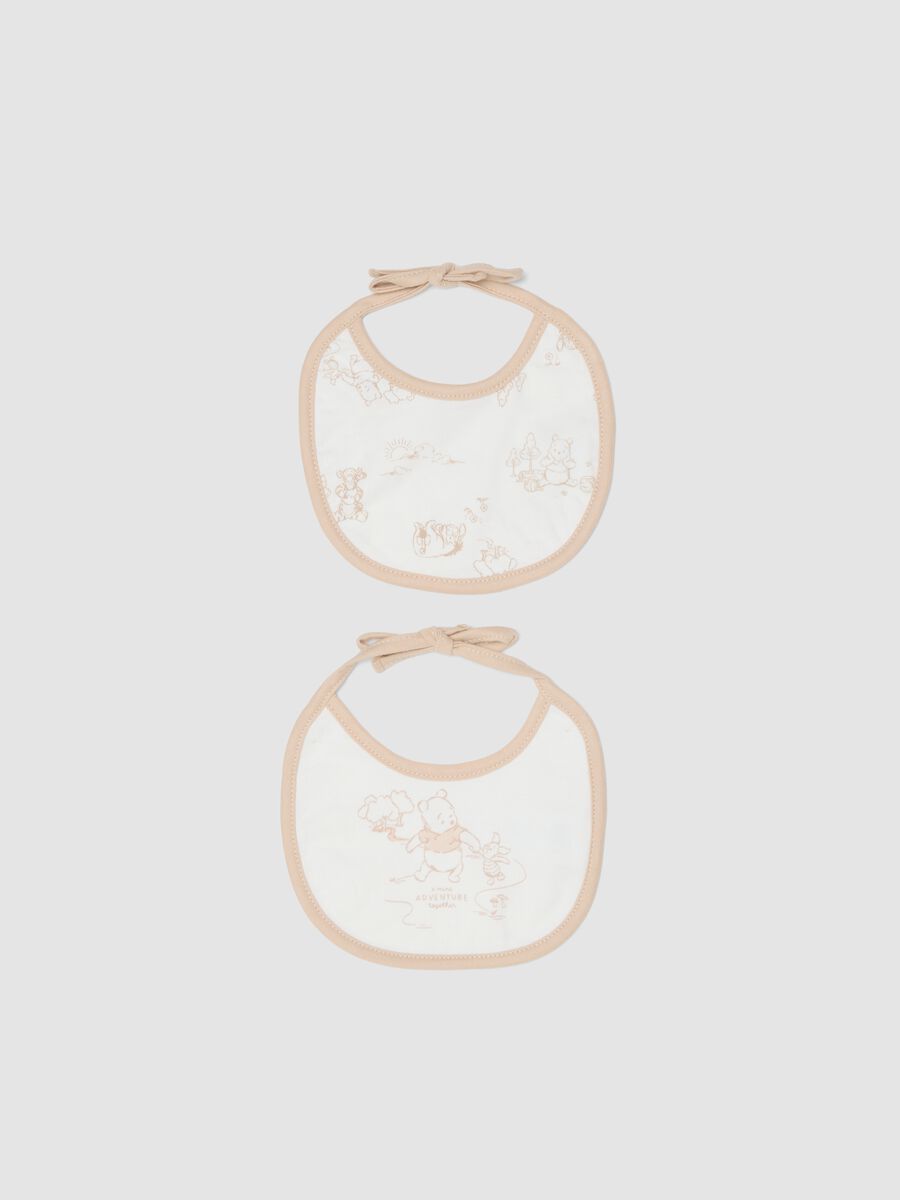 Multicolour pure cotton baby girl bibs 2-pack Winnie-the-Pooh_0