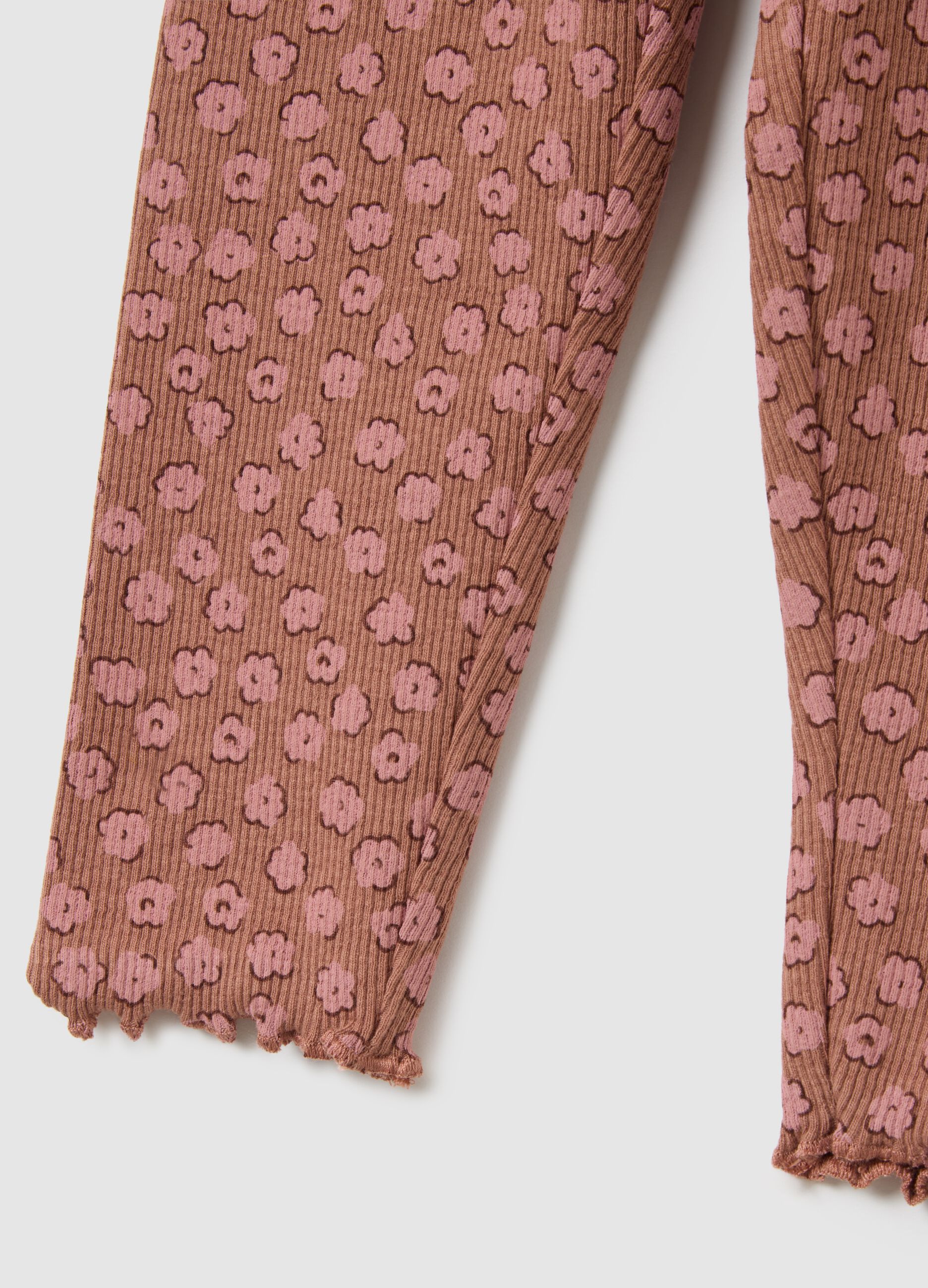 Multicolor Regular Fit Stretch Cotton Leggings for Girls
