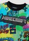 Multicolor pure cotton child's T-shirt with Minecraft print_2