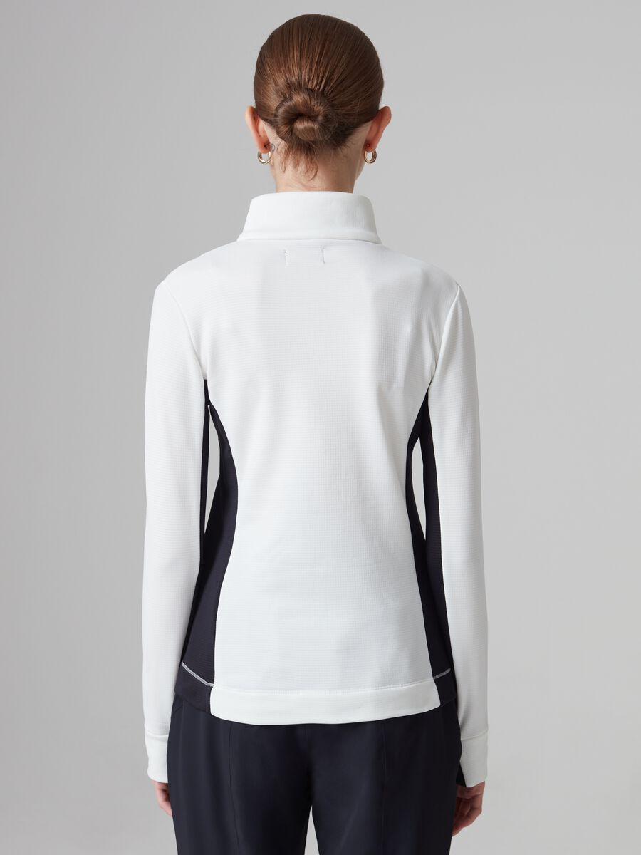 Dolcevita half-zip trama waffle_2