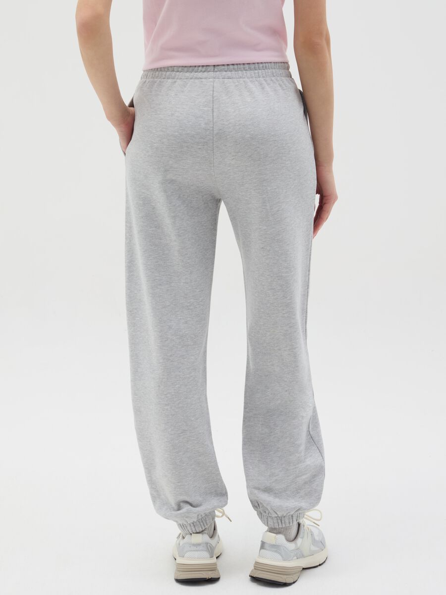 Essential joggers in fleece with drawstring_3