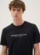 Black slogan T-shirt in pure cotton, regular fit_2