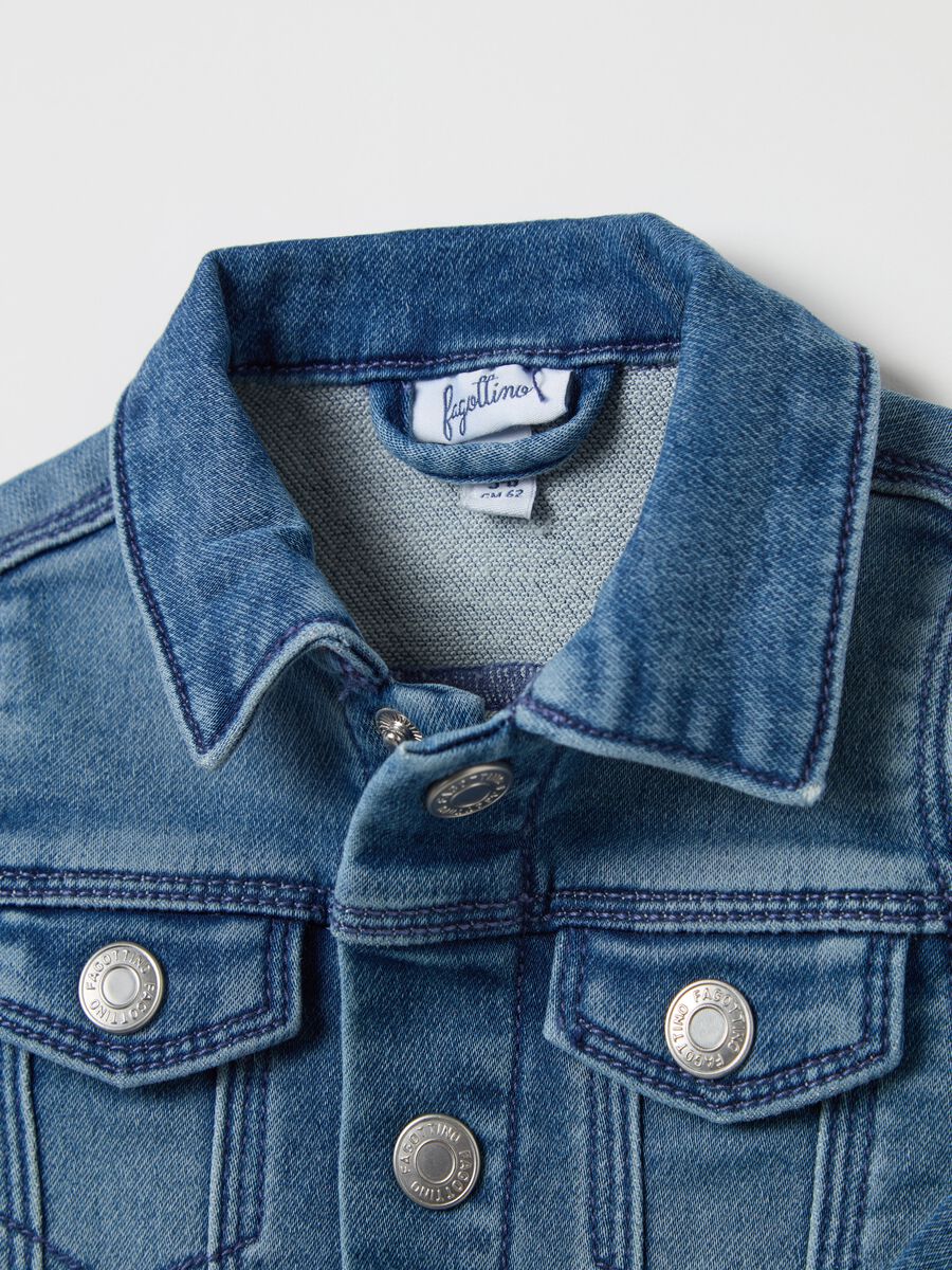 Jacket in French Terry denim_2