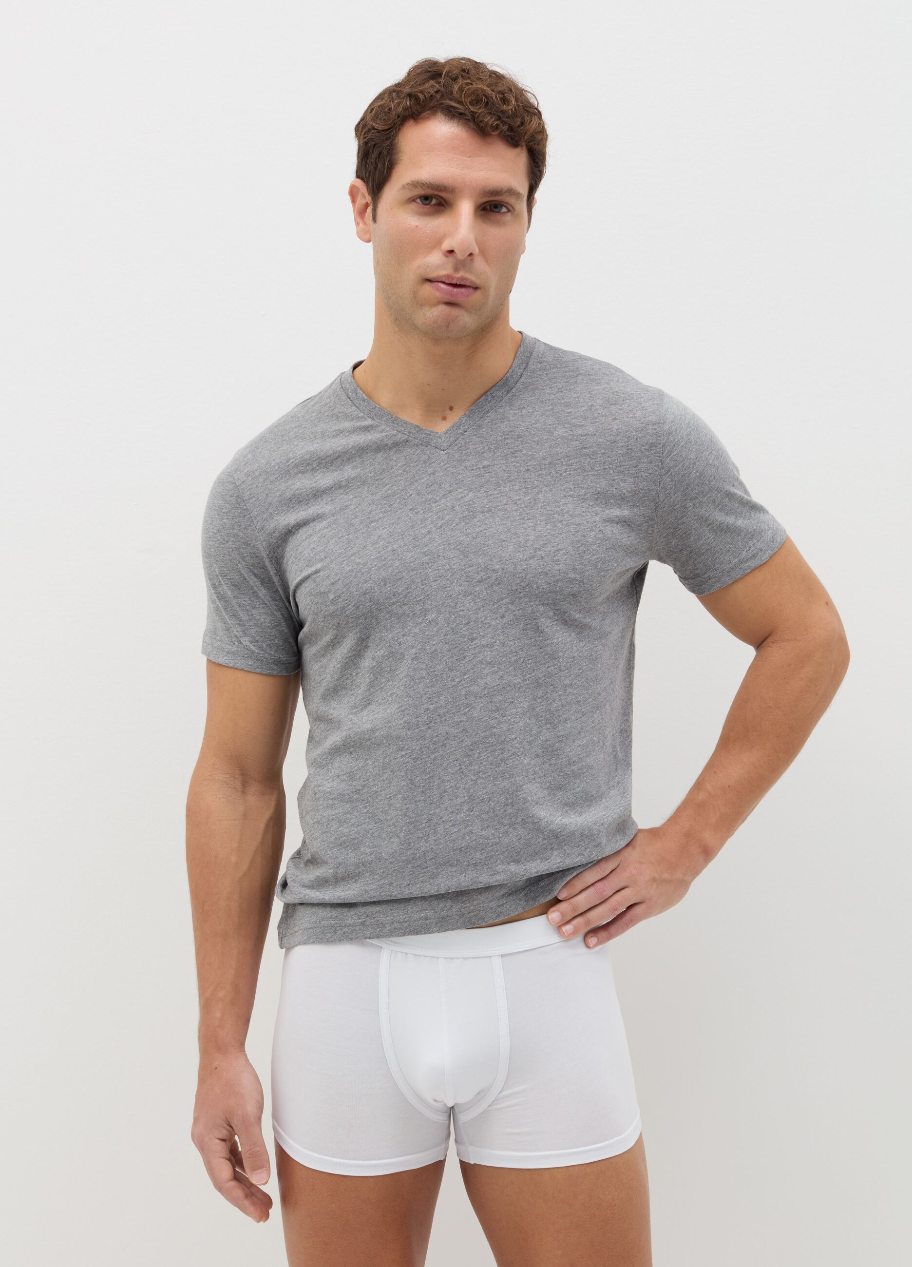 Two-pack boxer shorts in Supima cotton