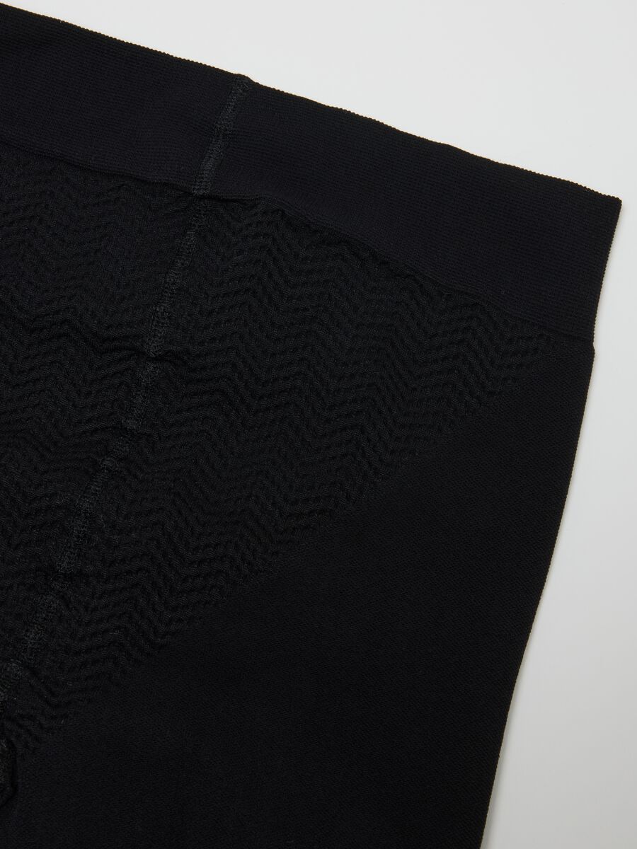 Collant in tessuto elasticizzato neri_2