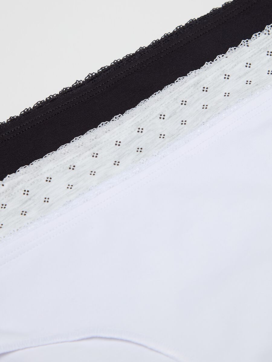 Three-pack briefs with lace_5