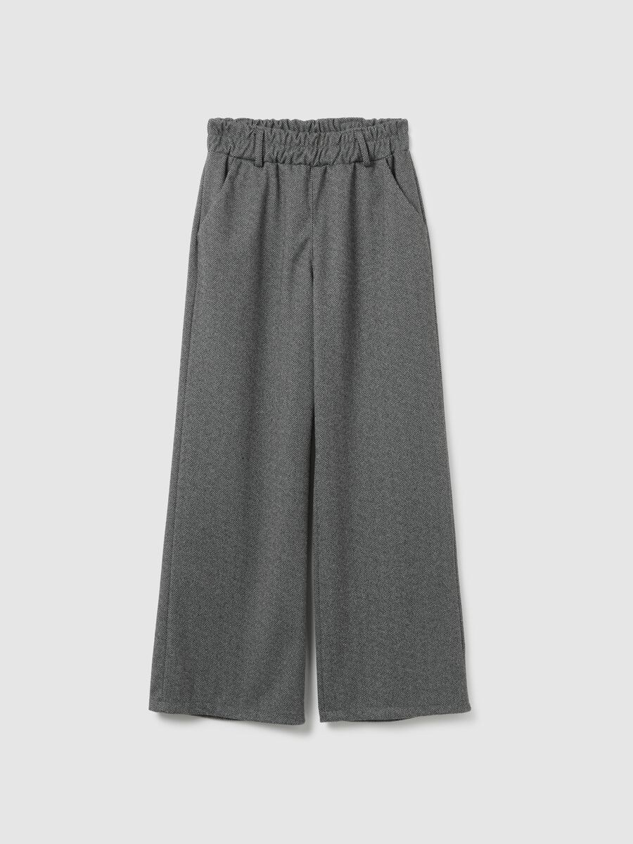 Grey Regular Fit Trousers_4