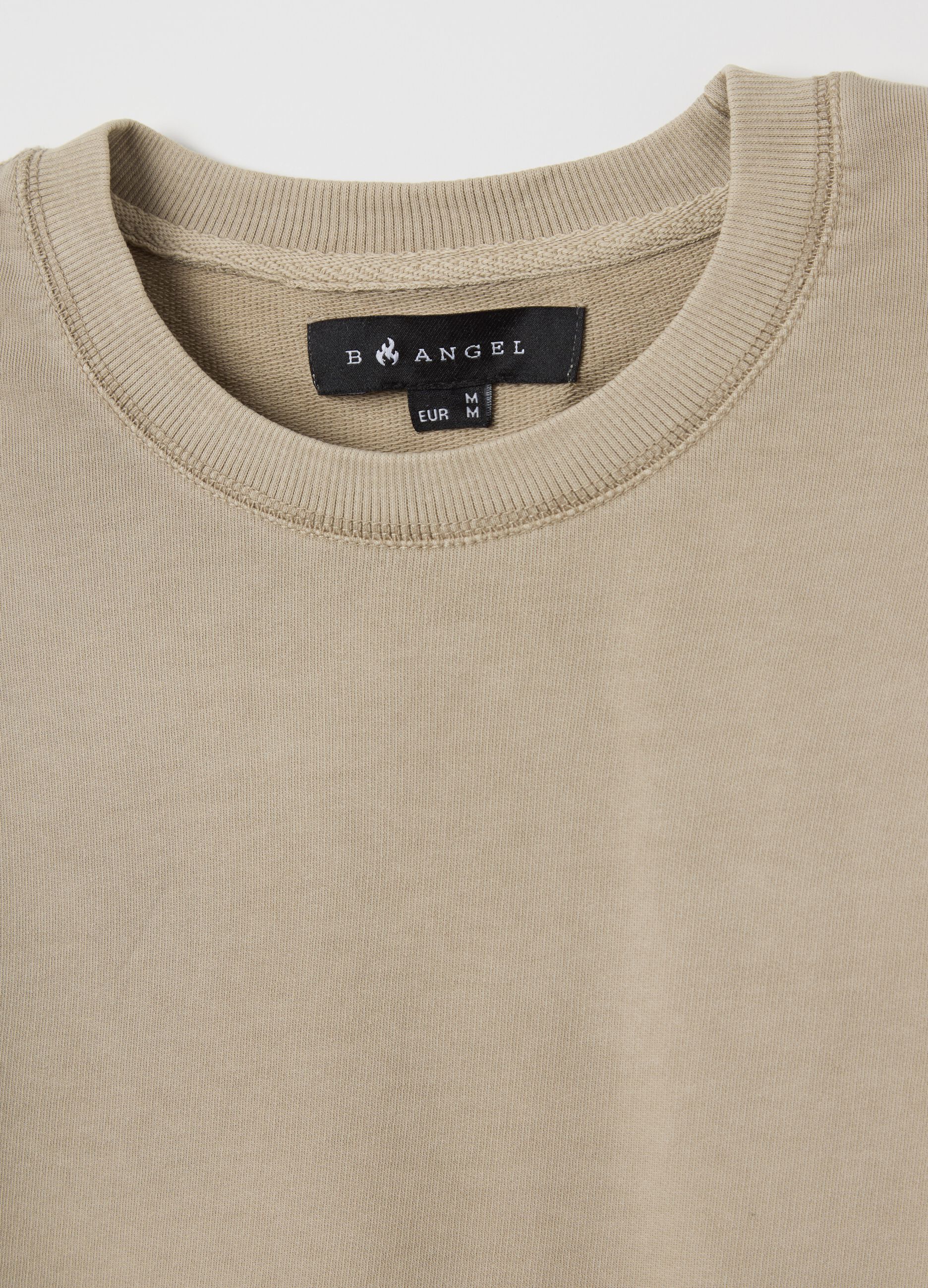 Beige cotton t-shirt