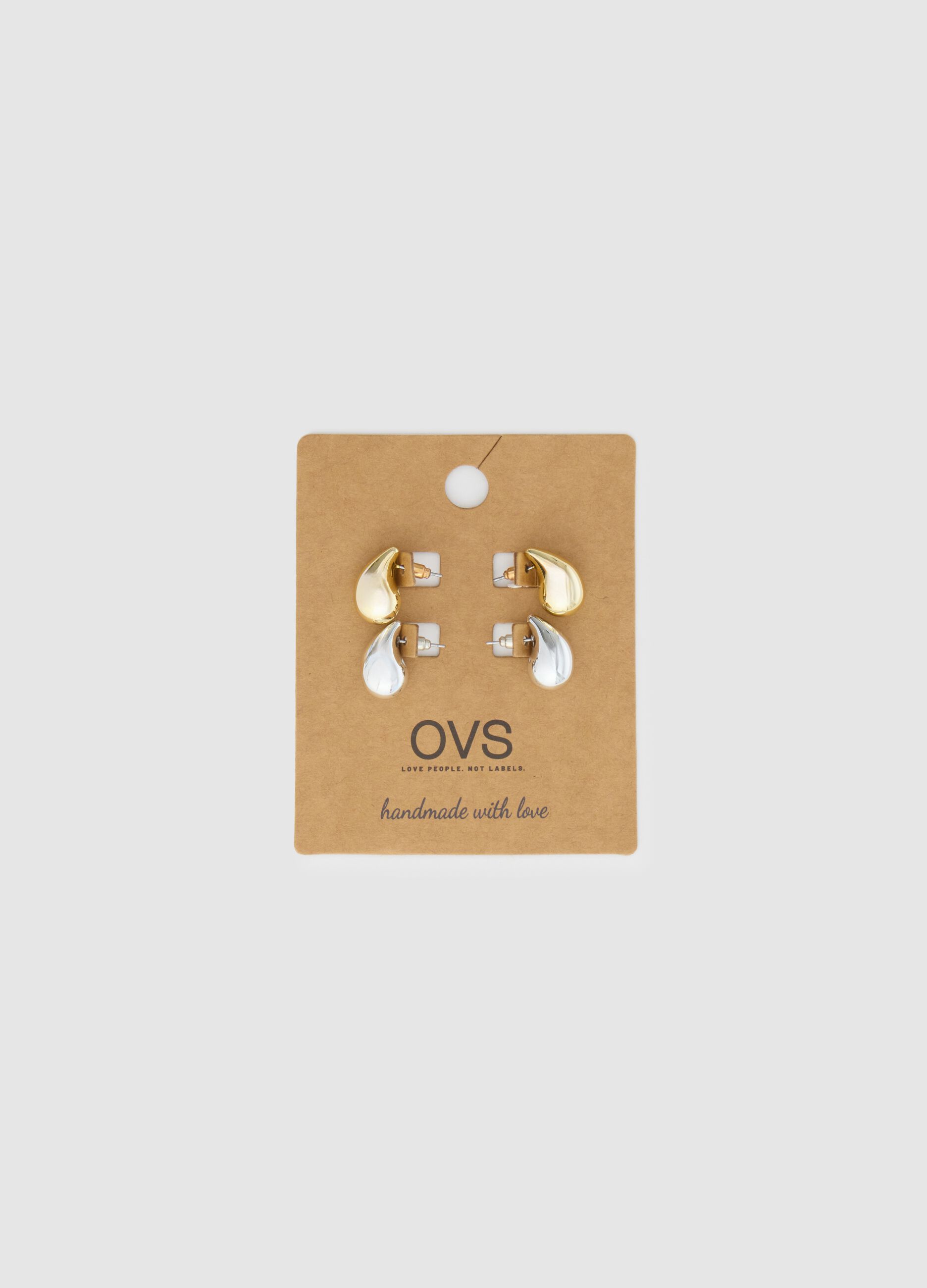 Multicolour Steel Earrings