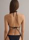 Black triangle bikini top in stretch fabric_3