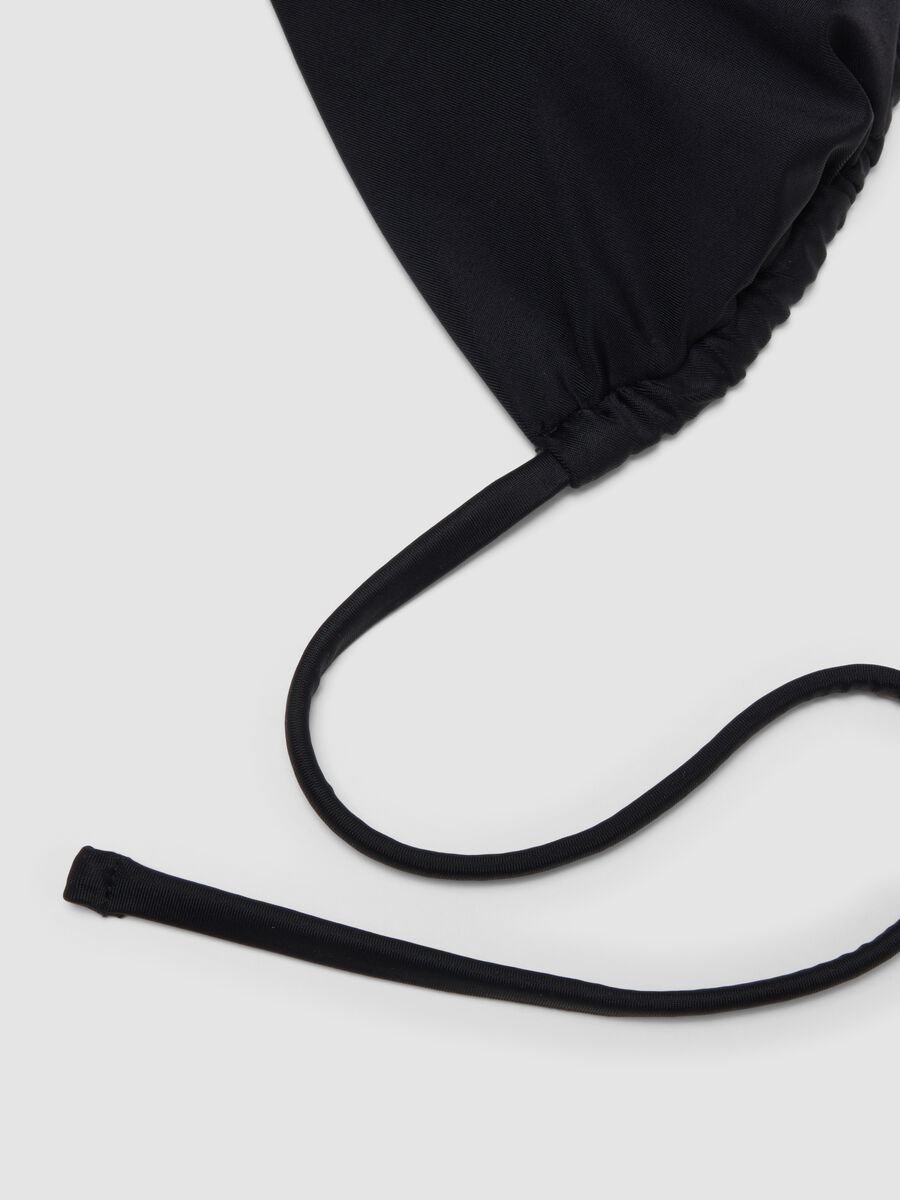 Top bikini a triangolo nero in tessuto elasticizzato_5
