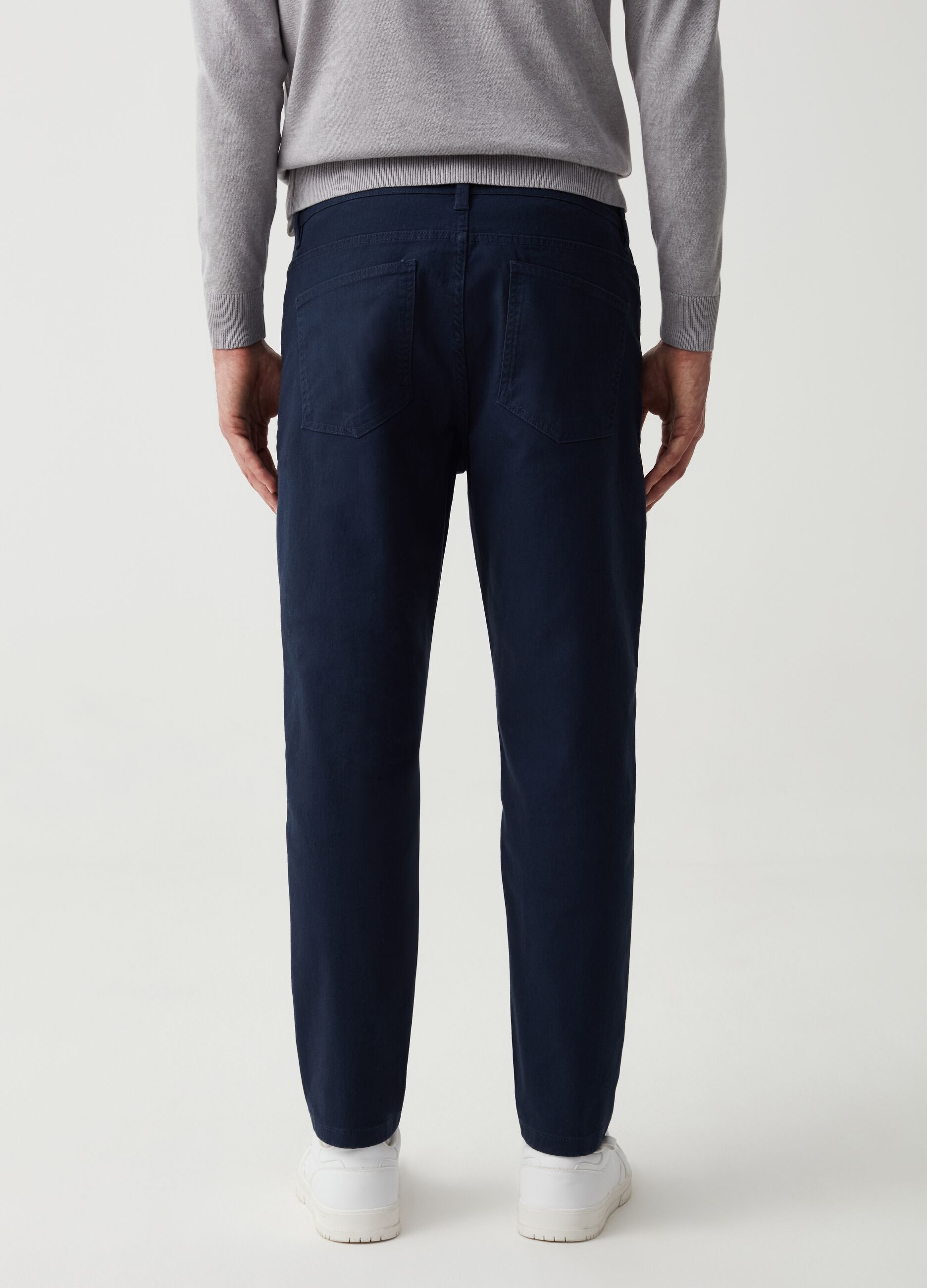 Relaxed-fit trousers with five pockets