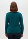 Green long-sleeved blouse in stretchy viscose_2
