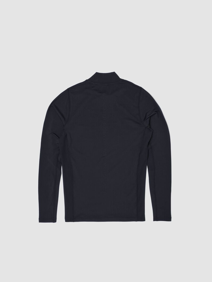 Technical Mock-Neck Longsleeve Black_5