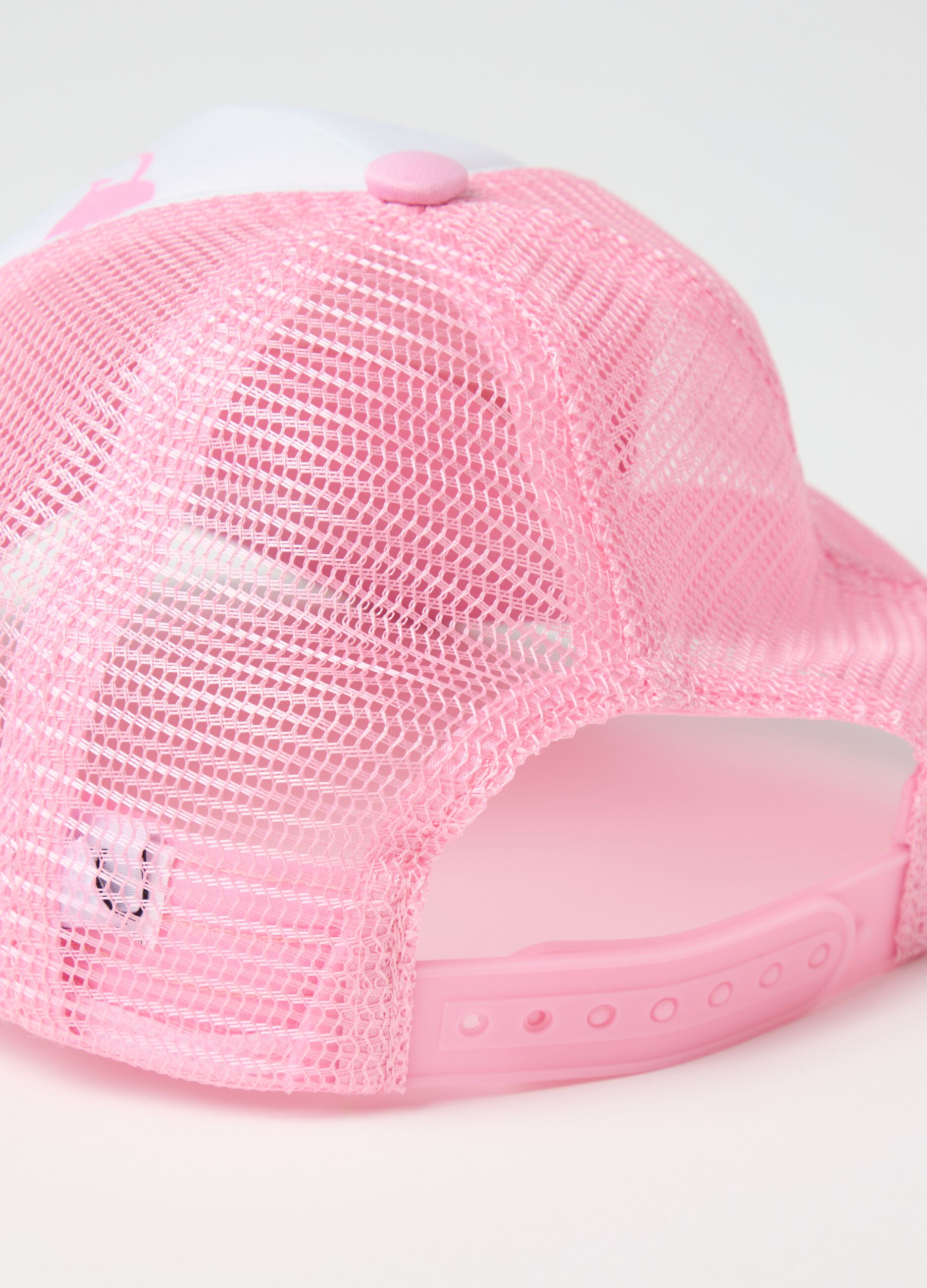 Pink Smileworld cap for girl