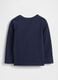 Long-sleeved Blue Cotton Shirt_1