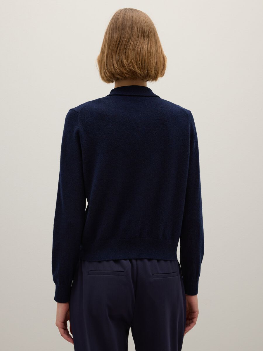 Blue Wool Cardigan_3
