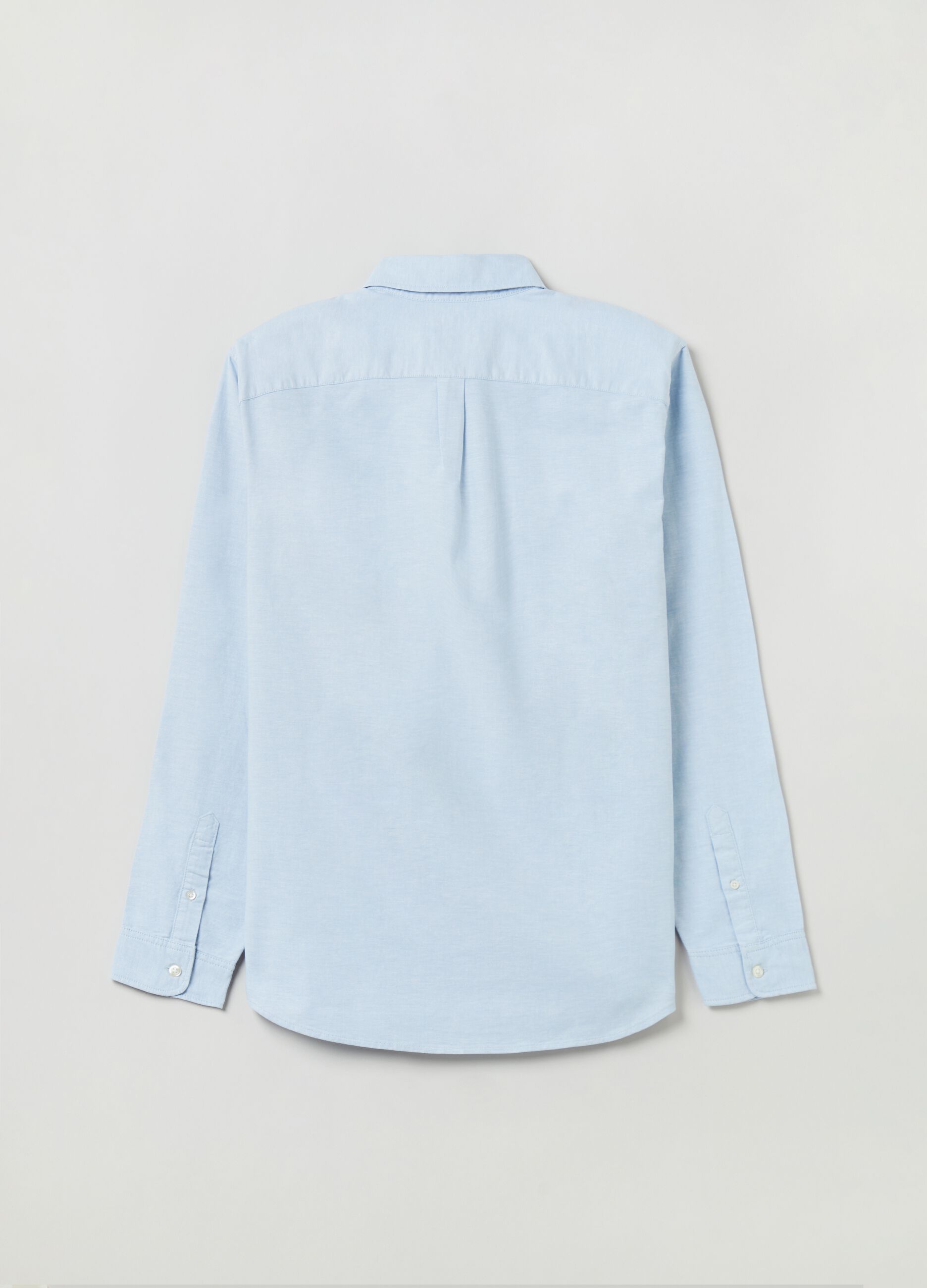 Camicia regular fit in cotone oxford