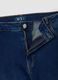 Jeans denim blu in cotone elasticizzato slim fit_1
