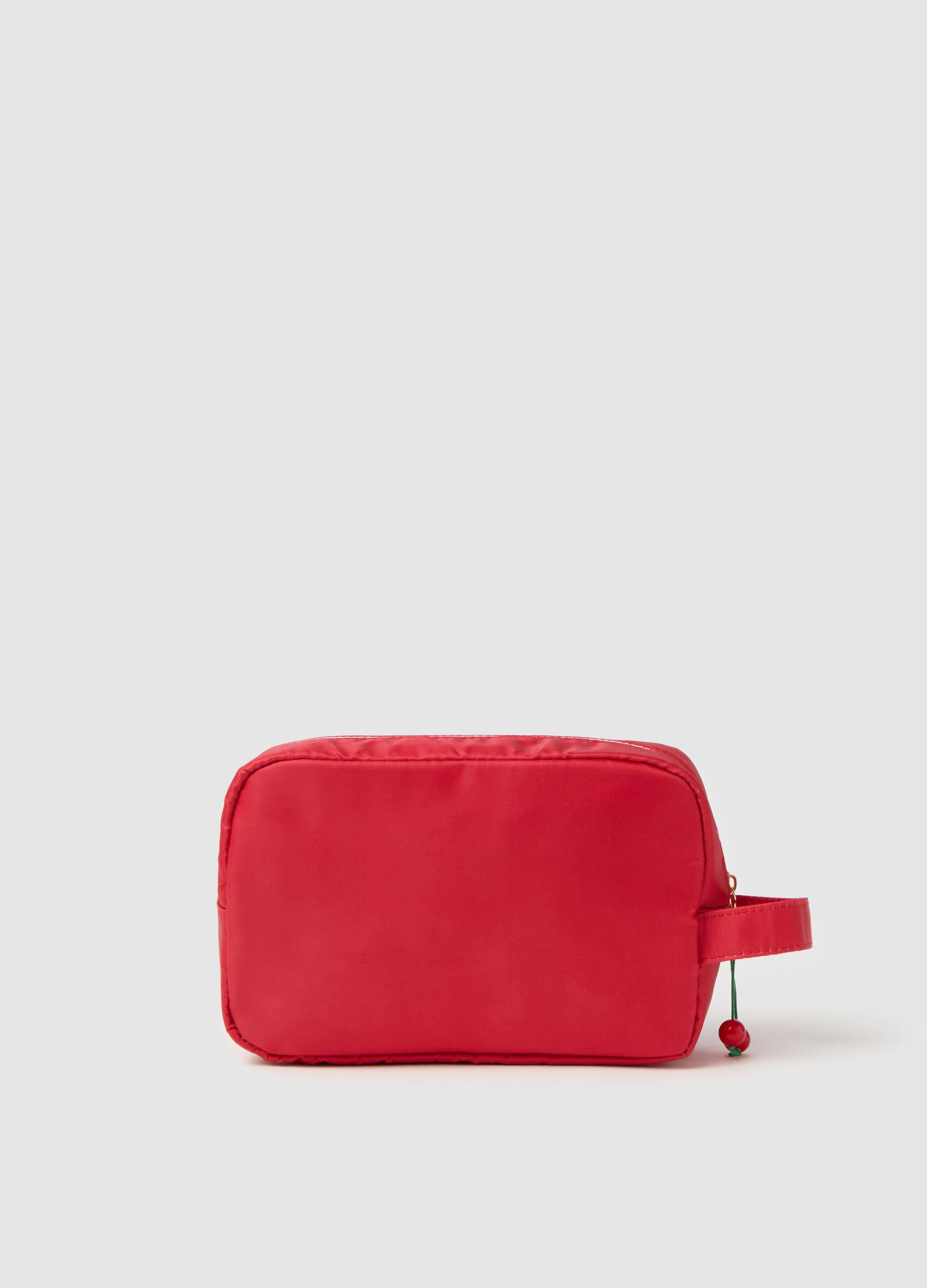 Reversible beauty case with print