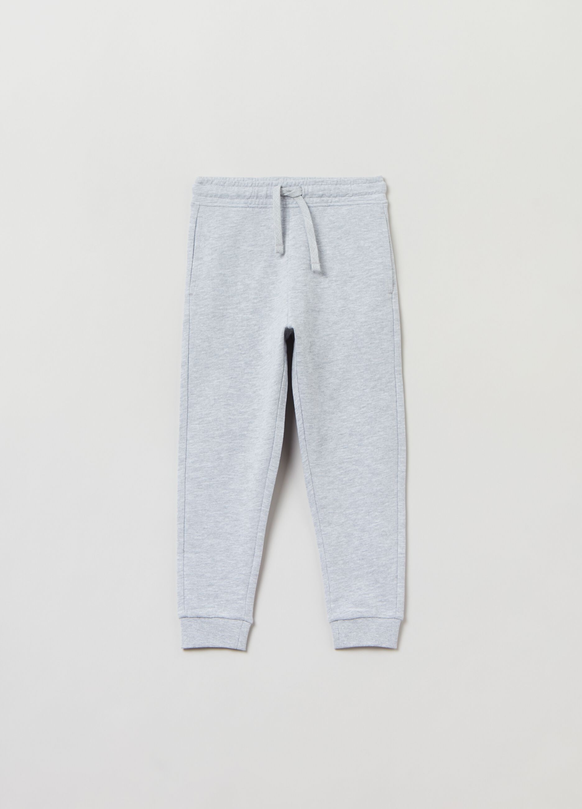 Joggers in felpa con coulisse_0