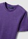 Purple pure linen regular-fit short-sleeve T-shirt_1
