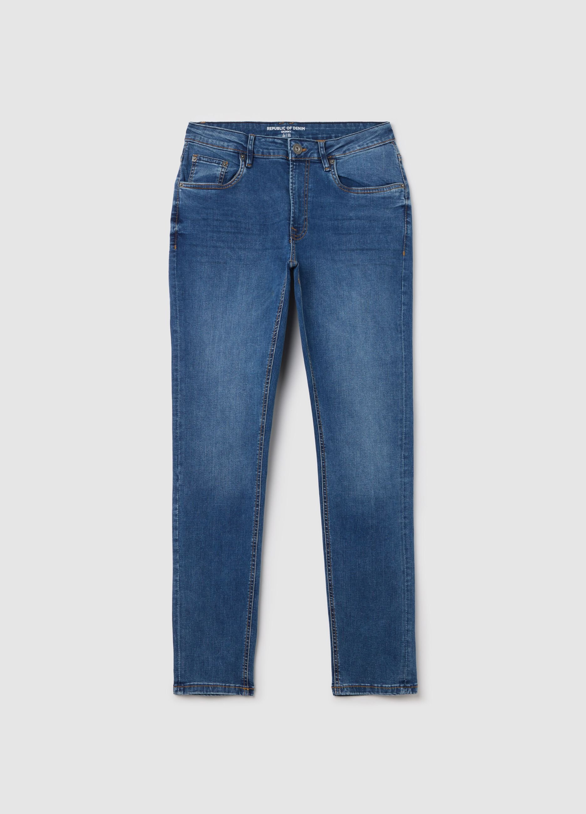Jeans skinny fit acid wash