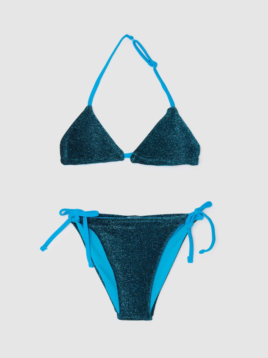 Bikini da ragazze in misto elasticizzato multicolor_0