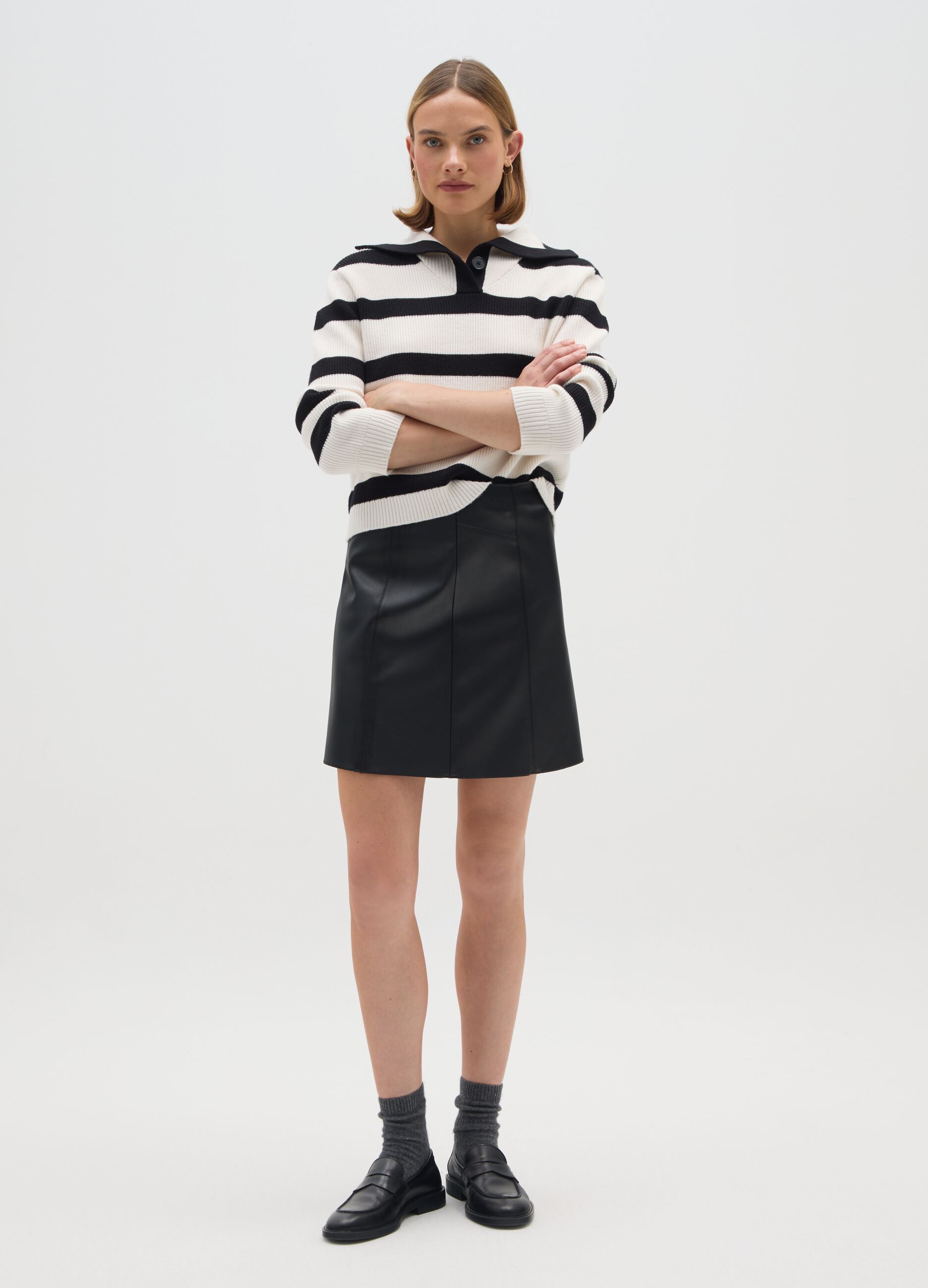 Black Stretch Skirt