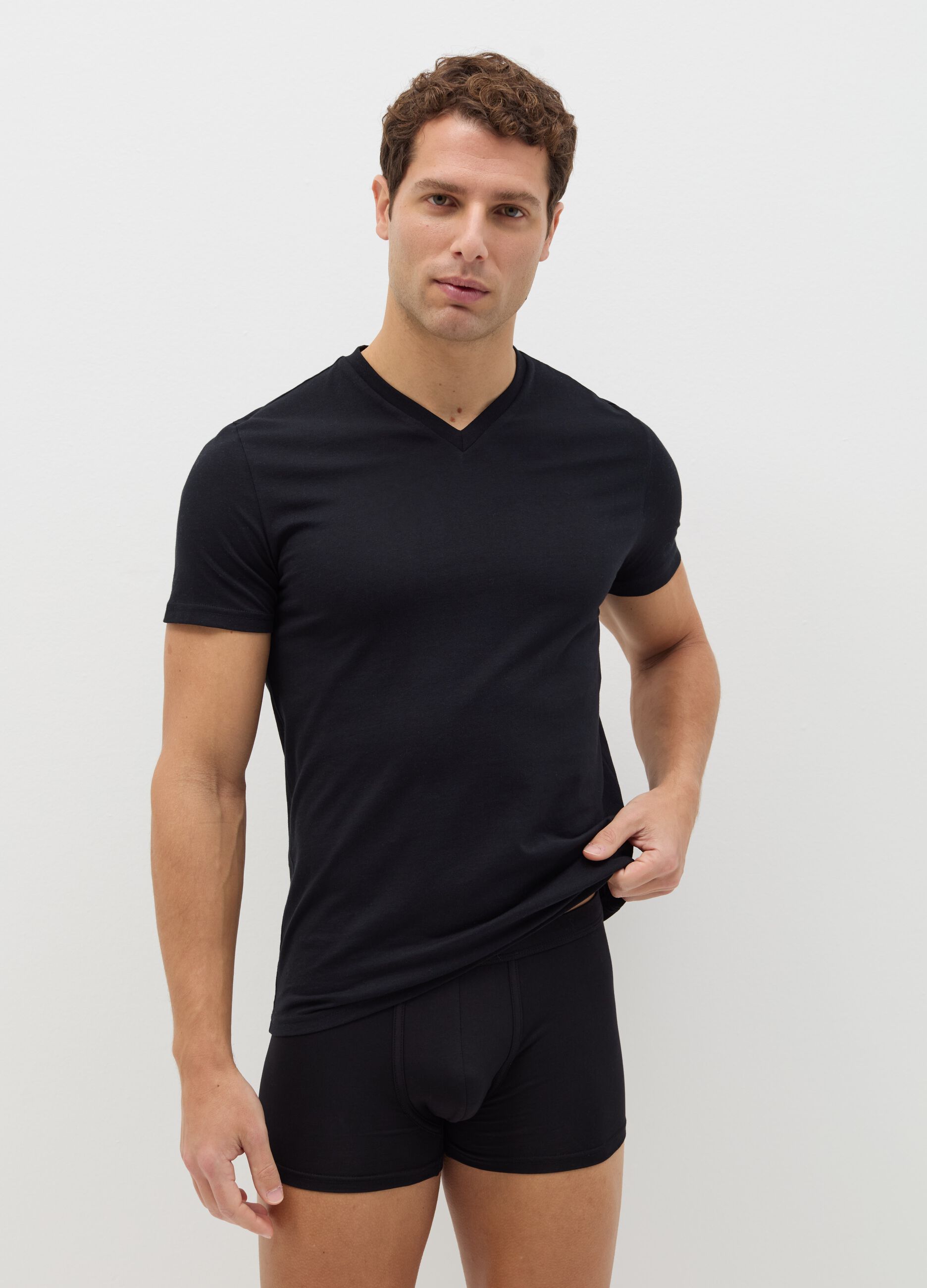 Two-pack boxer shorts in Supima cotton