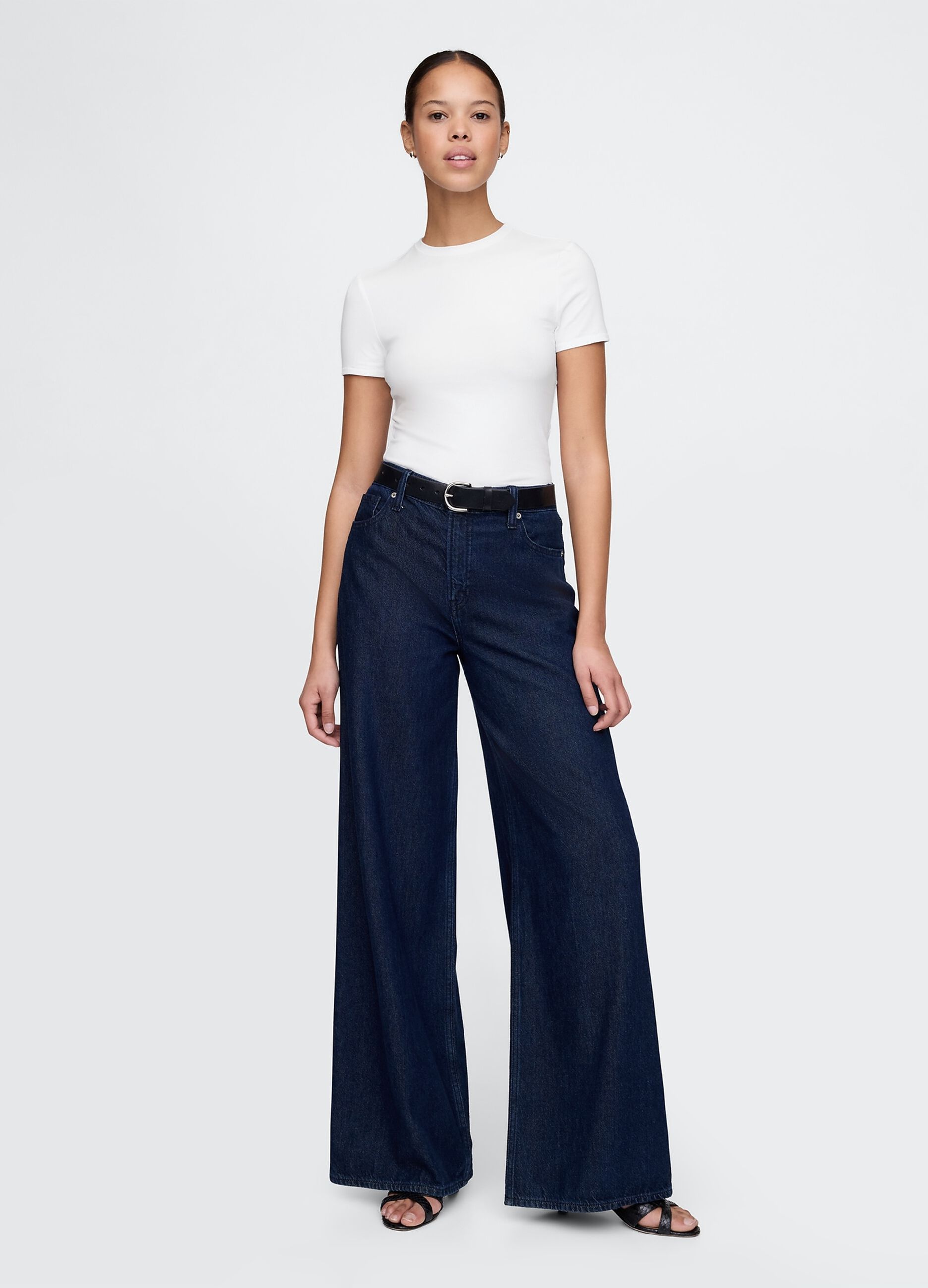 Body bianco in cotone elasticizzato