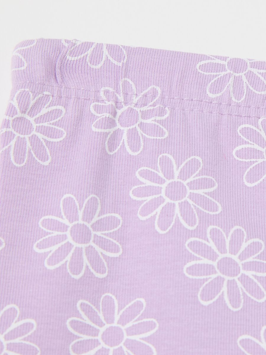 Printed stretch cotton leggings_2