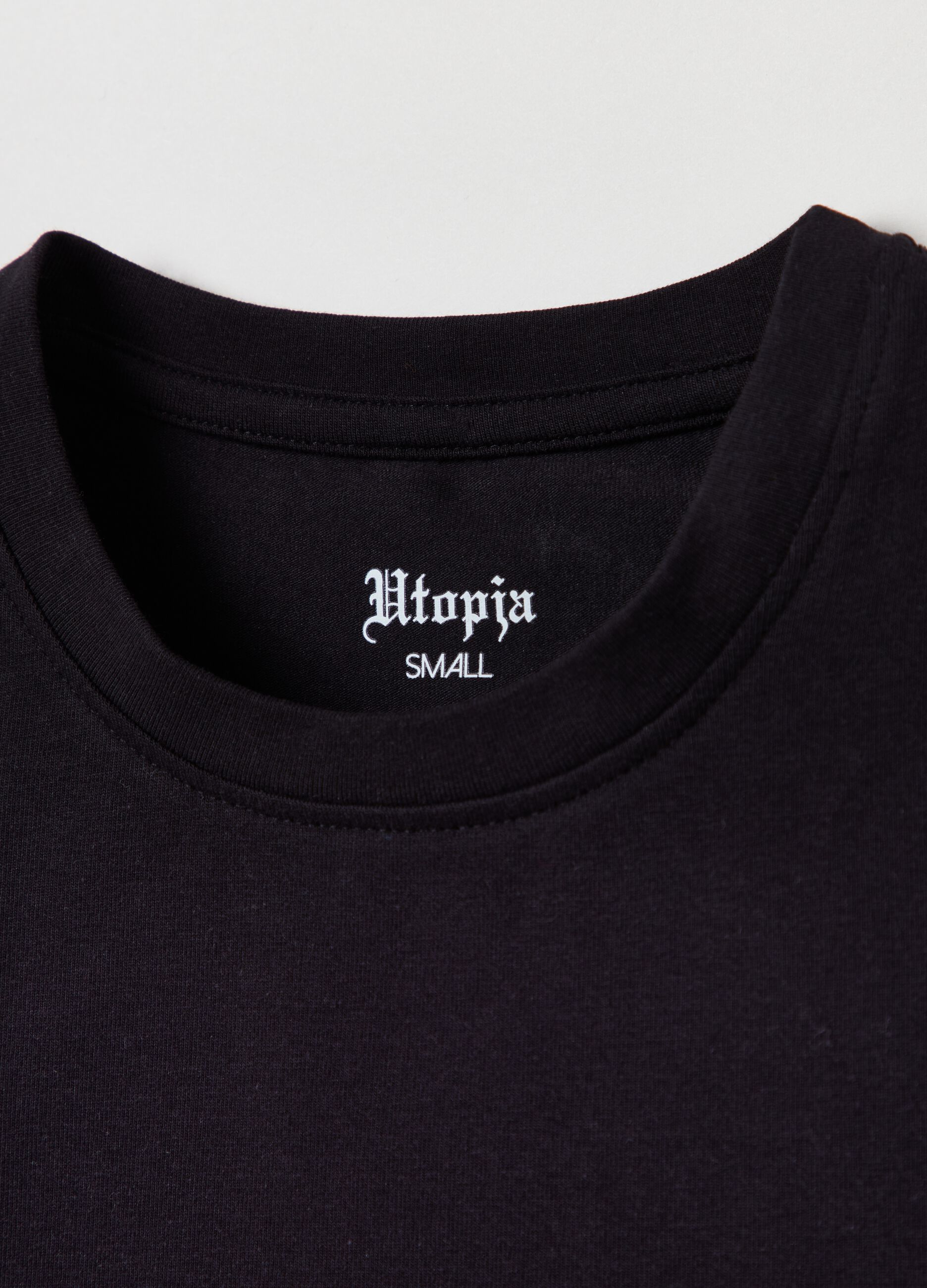 Crop T-shirt Black_7