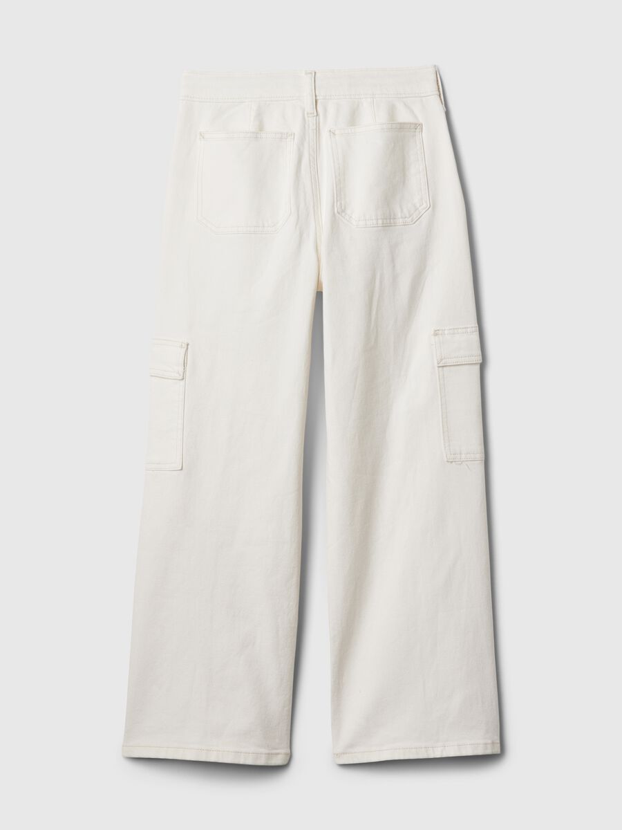 Low-rise wide-leg cargo jeans_4