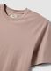 T-shirt rosa in puro cotone a maniche corte regular fit_5